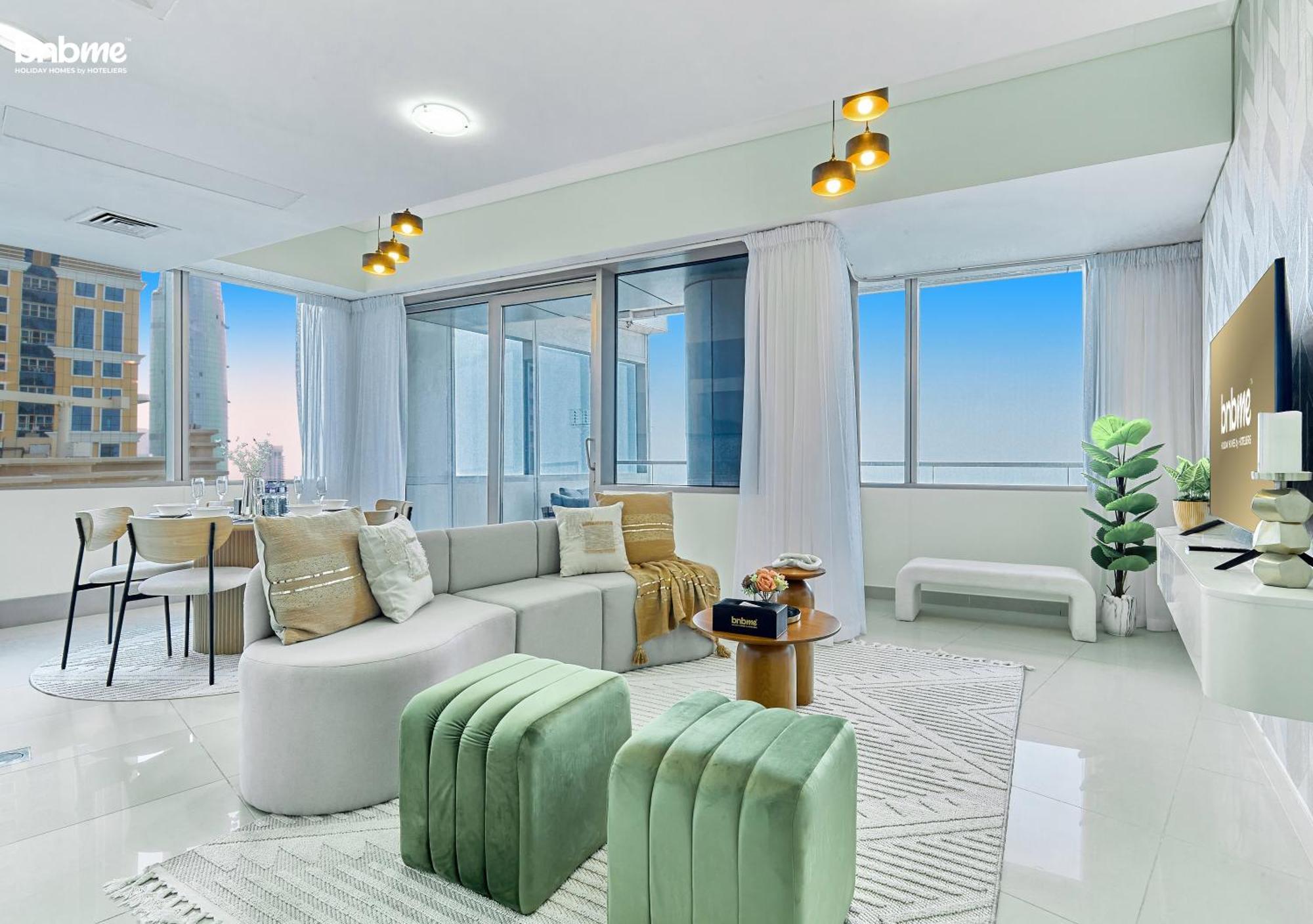 Bnbmehomes - Ocean Heights Dubai Exteriör bild